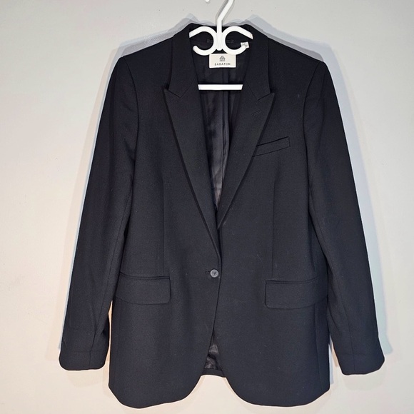 Aritzia BABATON Concept Blazer Black Size L - Picture 2 of 9